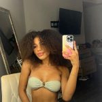 Teala Dunn Instagram - Natural hair with a brush VS without 😌 Los Angeles, California