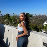Teala Dunn Instagram – Soaking up the sun ☀️ #ootd Los Angeles, California