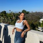 Teala Dunn Instagram – Soaking up the sun ☀️ #ootd Los Angeles, California