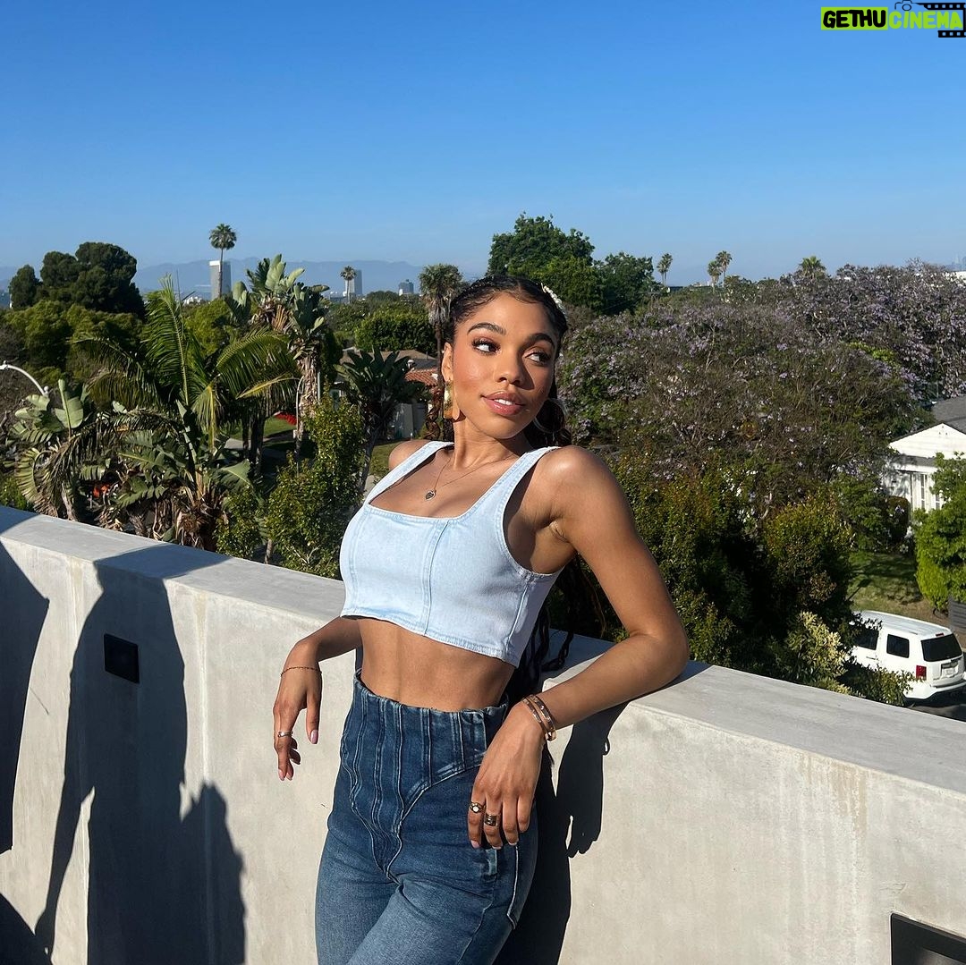 Teala Dunn Instagram - Soaking up the sun ☀️ #ootd Los Angeles, California