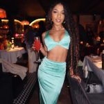 Teala Dunn Instagram - Such an incredible night! Celebrating @aboutfacebeauty x @iamhalsey 💖 #ootn @revolve Los Angeles, California