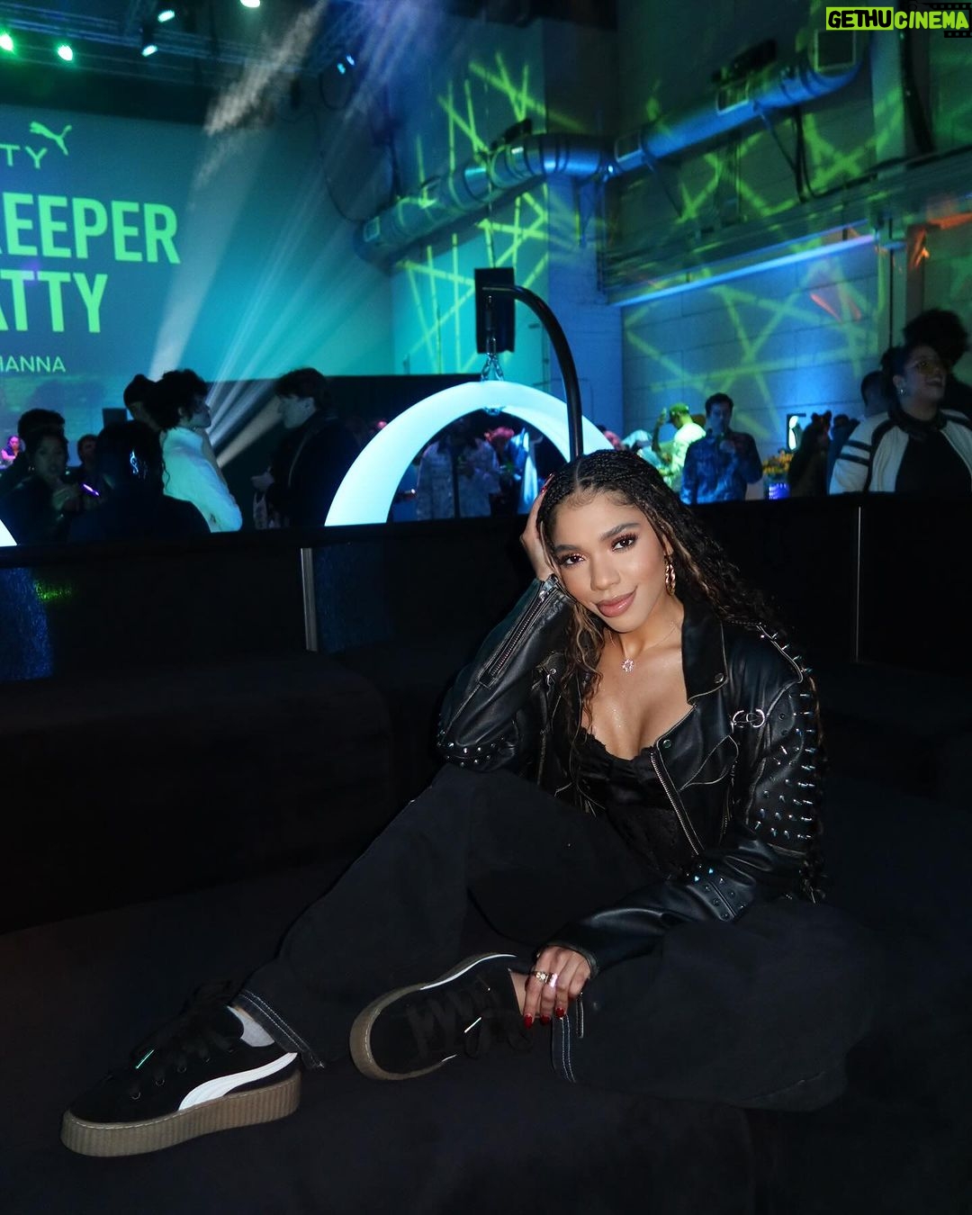 Teala Dunn Instagram - Thanks for having me 😍 @puma x @badgalriri Los Angeles, California