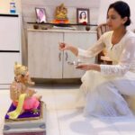 Tejashree Pradhan Instagram – 🙏बाप्पा🙏