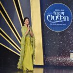 Tejashree Pradhan Instagram – Thank you @star_pravah and @maharashtratimesonline for such an amazing opportunity of judging the #Shravanqueen2023 ☘️☘️☘️ #HappyLife 

@patelsarees_pvtltd you have amazing collection … ur dress made me look so gorgeous 🧿

Make up and hair @riyapanchal.makeupartist