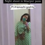 Tejashree Pradhan Instagram – Night shoot with bharpur paus. BTS with love from the cast and crew of ‘Premachi Goshta’.
.
.
@tejashripradhan @raj_t_hanchanale @24_7kalakar @ajaykurane @nehawaghhalbe @beingnameeta2918 @sondkaromkar98 Mumbai – मुंबई
