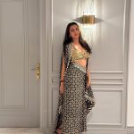 Tejasswi Prakash Instagram - Moments framed in time♥️ . . . . . Styled by @akankshakawediastyle Outfit @labelnityabajaj Jewellery @ishhaara @equiivalence