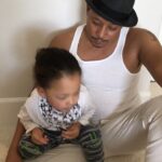 Terrence Howard Instagram – Little big Mayne… #mayne #fatherandsonlove