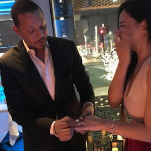 Terrence Howard Instagram - Thank you @benballer @ifandco The Most Gifted Jeweler in The World!!! Valentines coming soon, let’s show them how to truly Love your Woman! @jeanneyangstyle get ready this a family affair! @crustaceanbh thank you for making the night extra special. #bloodisthickerthanwaterbutloveisthegluethatbindsus