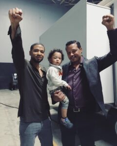 Terrence Howard Instagram - Brought Q to #ToTheEmpire. ✊🏾 #qirinlove