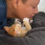 Terrence Howard Instagram - Kitty facials… #happyfriday