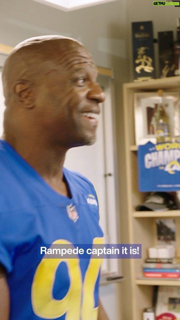 Terry Crews Instagram - Quite the Rams journey for @terrycrews! Drafted in 1991 ➡ (Rampede) Captain in 2023