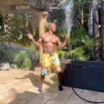 Terry Crews Instagram - Not a cruel summer when you’re staying cool 😉🌈 #summer #summerheat #stayingcool #cruelsummer