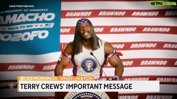 Terry Crews Instagram - @terrycrews is reprising his role from the 2006 film “Idiocracy” for a new PSA about colon cancer from @LeadFromBehind, in which he gets an actual colonoscopy.