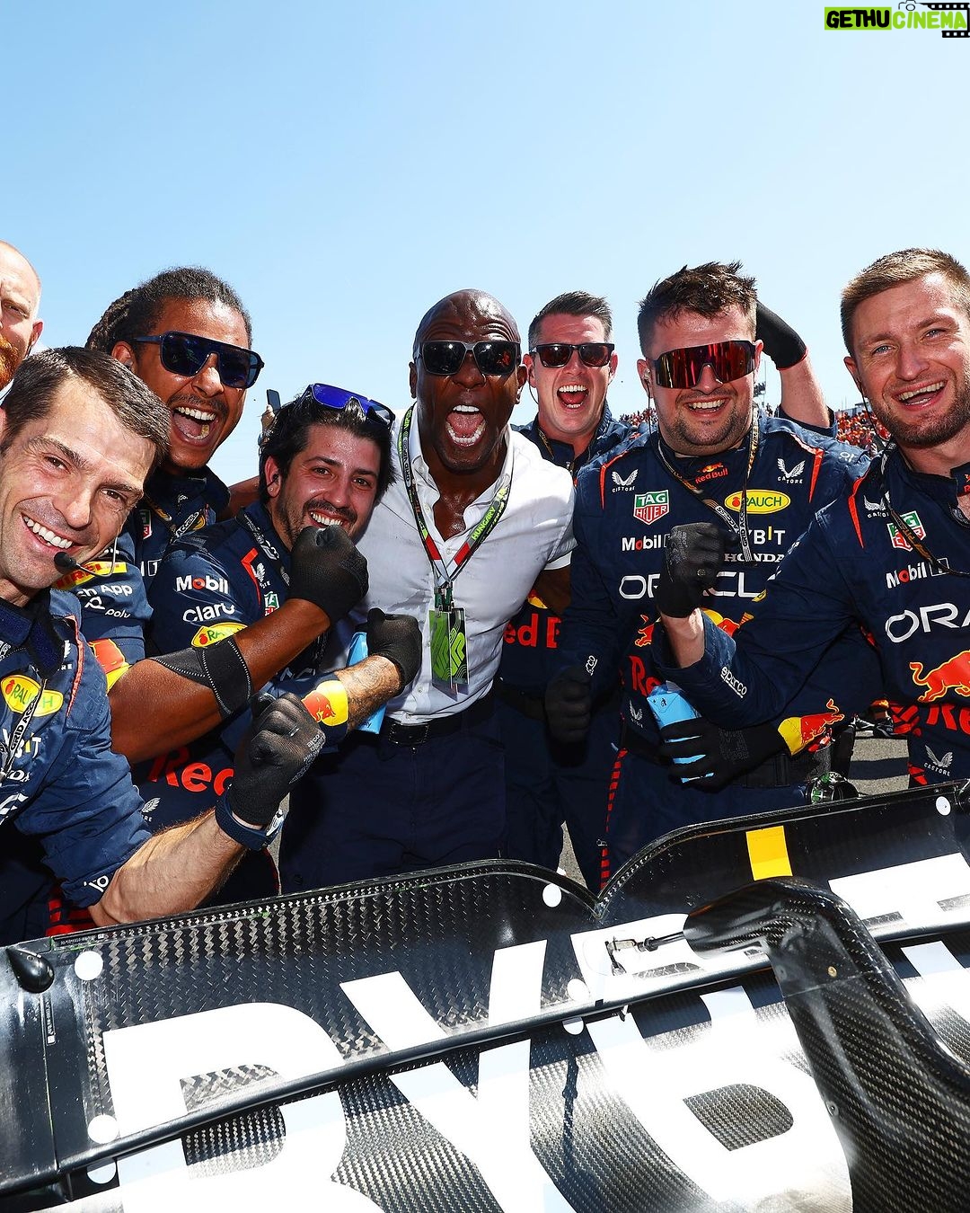 Terry Crews - 101.6K Likes - Bottling up @terrycrews’s energy is 💯 percent the plan. #hungariangp