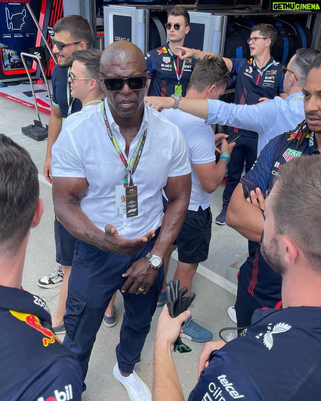 Terry Crews - 212.9K Likes - Having the BEST TIME at my first @F1 with @redbullracing at @hungaroring_official !!!!
The race, the tech, the science and hospitality you’ve shown me were second to none! Thank you and Godspeed!!!