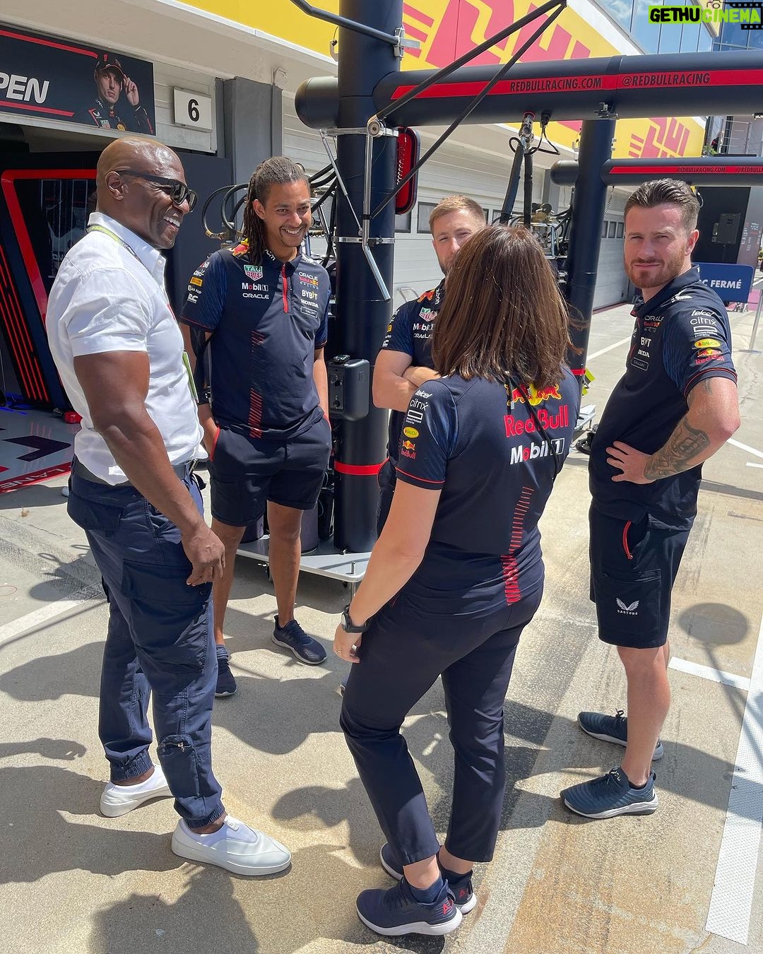 Terry Crews - 212.9K Likes - Having the BEST TIME at my first @F1 with @redbullracing at @hungaroring_official !!!!
The race, the tech, the science and hospitality you’ve shown me were second to none! Thank you and Godspeed!!!
