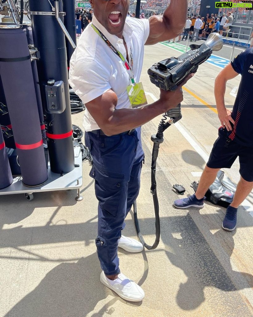 Terry Crews Instagram - Having the BEST TIME at my first @F1 with @redbullracing at @hungaroring_official !!!! The race, the tech, the science and hospitality you’ve shown me were second to none! Thank you and Godspeed!!!