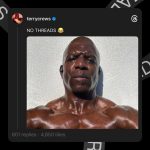 Terry Crews Instagram - NO THREADS 😂 But really… follow me on @threadsapp! #threads