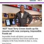 Terry Crews Instagram - IT'S TIME TO GET SUPER SERIOUS!! When I moved to Los Angeles, my main goal was to be CREATIVE. I've had so many opportunities to fuel that 🔥, but nothing more exciting than this! Introducing my new partnership with @CopyMatt and @YooHoo202... @superduperserious! Keep an eye out for our first ever spot this Sunday on @TheTonyAwards for @impossible_foods!! IT'S GETTING SERIOUS!