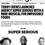 Terry Crews Instagram - IT'S TIME TO GET SUPER SERIOUS!! When I moved to Los Angeles, my main goal was to be CREATIVE. I've had so many opportunities to fuel that 🔥, but nothing more exciting than this! Introducing my new partnership with @CopyMatt and @YooHoo202... @superduperserious! Keep an eye out for our first ever spot this Sunday on @TheTonyAwards for @impossible_foods!! IT'S GETTING SERIOUS!
