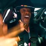 Terry Crews Instagram - What song is playing in the car? 👀 #F1PirelliHotLaps #terrycrews #singing Las Vegas, Nevada