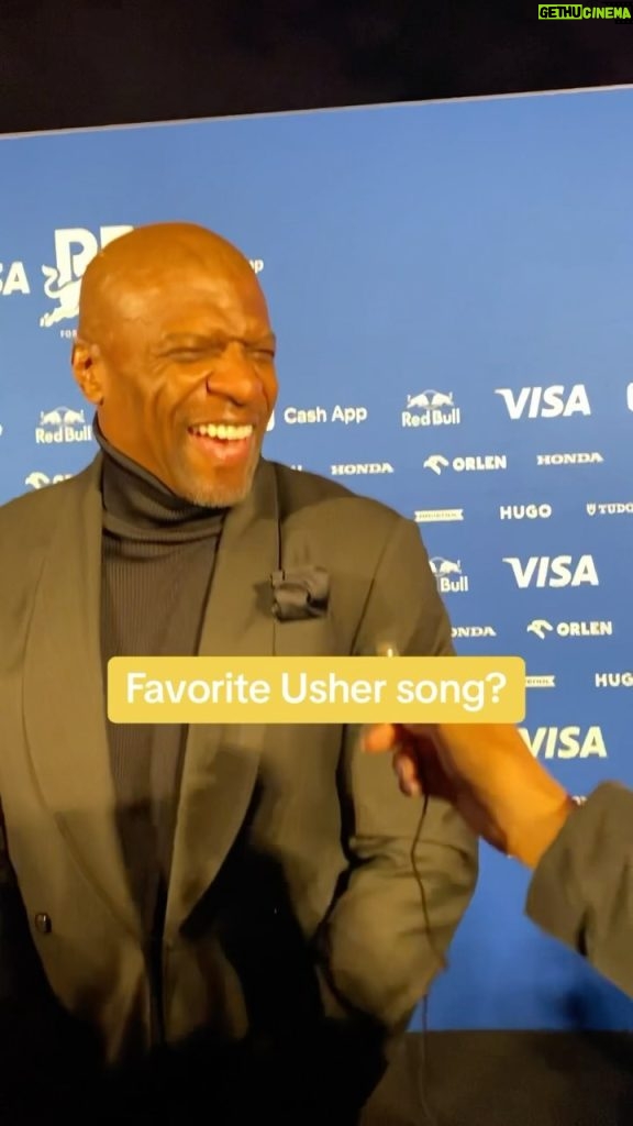 Terry Crews Instagram - @terrycrews shares his #SBLVIII prediction — and his favorite @usher song 🎶