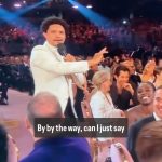 Terry Crews Instagram - So this happened last night…😂😂😂 Congrats @taylorswift on your epic win! “She makes all of us feel things!” - @brooklyn99 @recordingacademy @taylorswift @trevornoah