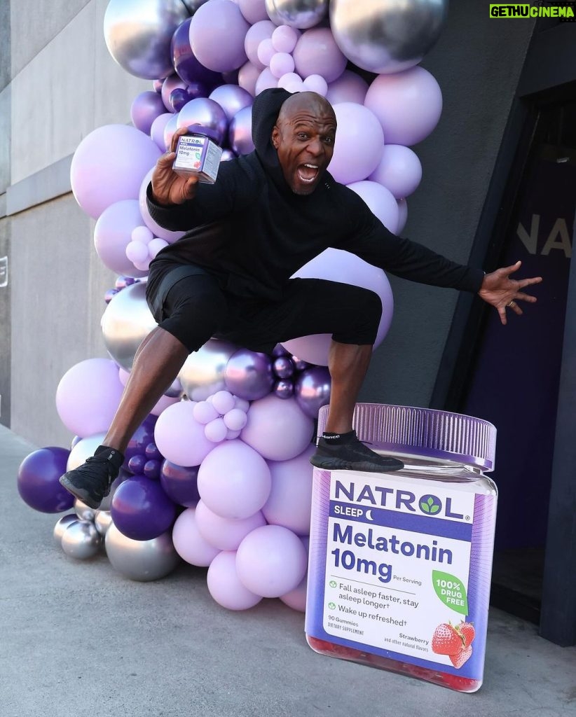 Terry Crews Instagram - #Ad What’s my secret for being present onstage, during my workouts, and at home with the fam? SLEEP! I love getting my eight hours in every night. In fact, I love sleep so much that I’ve partnered with my friends @natrolofficial to help YOU get the good sleep you need to achieve your goals. 😴💤💪 . . . †These statements have not been evaluated by the Food and Drug Administration. These products are not intended to diagnose, treat, cure or prevent any disease. This product is helpful for occasional sleeplessness.