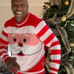 Terry Crews Instagram - Let’s talk about this sweater though!! 🎅 #santa #christmas #uglychristmassweater