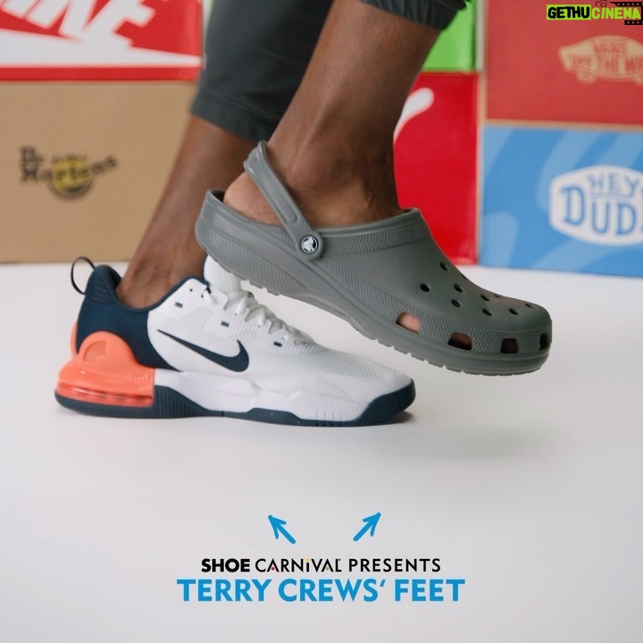 Terry Crews Instagram - #ad This holiday season, @shoecarnival has deals worth celebrating. Come in-store for Terry-approved Wishlist Blitz offerings and check everything off your holiday wish list. #shoecarnival #wishlistblitz #holiday *Select shoes shown may be excluded. Terms apply. See shoecarnival.com and stores for details.