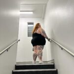 Tess Holliday Instagram - Mama is really in the streets this holliday (hehe) season & be prepared to be SICK of me!!!!! Thank you for having me @savagexfenty & to @chadkenyon @austinburnshair @olaplex for taking such good care of my hair!❤️‍🔥❤️‍🔥❤️‍🔥 #tistheseason #christmasparty #hohoho #effyourbeautystandards Los Angeles, California