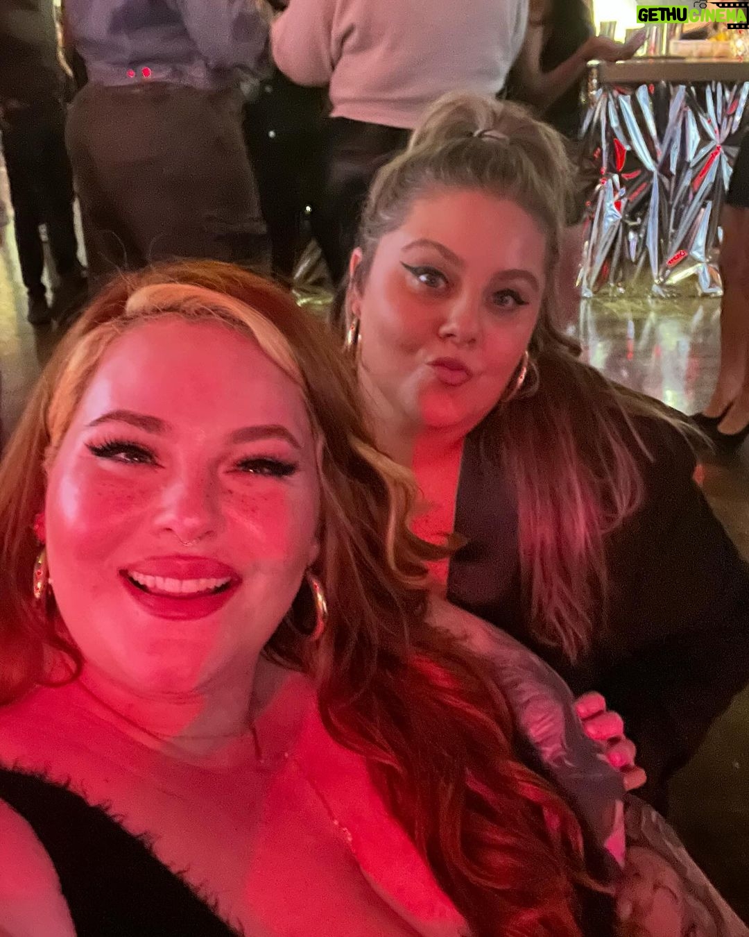 Tess Holliday Instagram - Mama is really in the streets this holliday (hehe) season & be prepared to be SICK of me!!!!! Thank you for having me @savagexfenty & to @chadkenyon @austinburnshair @olaplex for taking such good care of my hair!ā¤ļøāš„ā¤ļøāš„ā¤ļøāš„ #tistheseason #christmasparty #hohoho #effyourbeautystandards Los Angeles, California