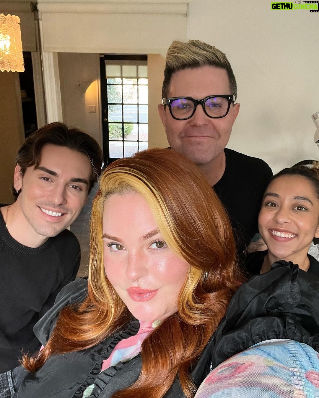 Tess Holliday Instagram - Mama is really in the streets this holliday (hehe) season & be prepared to be SICK of me!!!!! Thank you for having me @savagexfenty & to @chadkenyon @austinburnshair @olaplex for taking such good care of my hair!ā¤ļøāš„ā¤ļøāš„ā¤ļøāš„ #tistheseason #christmasparty #hohoho #effyourbeautystandards Los Angeles, California