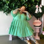 Tess Holliday Instagram - Please join me tomorrow at 10am PST on IG live for the debut of my new series: Diverse a Tea! ☕️ I’m thrilled to sit down in conversation with @loudbodies designer/founder @patriciasvoice 🥹 I’ve been a fan of Loud Bodies (who I’m wearing in these photos!) for quite sometime & can’t wait to share her amazing, diverse work with y’all! Tune in tomorrow & let me know in the comments who you want me to sit down with next! #diverseatea #diversity #plussizefashion #curvyfashion #plussizedesigner #loudbodies #inclusivedesign #inclusivefashion #effyourbeautystandards