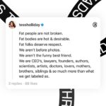 Tess Holliday Instagram - Just fattin’ it up on the new app #effyourbeautystandards #threads 👀 also posting some birthday party things over there first 🍒