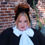Tess Holliday Instagram – Romanticizing my life one big bow at a time 🥀 Wearing all @hm of course 🖤 #hm #hmxme Los Angeles, California