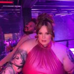 Tess Holliday Instagram - Still dreaming about my birthday, dancing to @aqua.dk alongside my wonderful friends, surrounded by bouquets from loved ones, slumber parties with my kiddos in a beautiful hotel, cherishing every passing moment with the awareness they are growing older. Amidst an abundance of so many breathtaking moments, my gratitude for life deepens. These experiences have been hard-earned, cultivating my capacity to love wholeheartedly and unconditionally. In this cherished space, self-awareness flourishes, and the unwavering recognition of my own inherent worthiness pervades. Sometimes I can’t believe my life turned out even better than my dreams, but then I’m afraid it is a dream & I’ll wake up from it!🥹 Fat & Queer community changed my life, & continually reminds me just how loved I am. Turning 38 is already such a beautiful gift. Special thanks to @heartweho @palisociety for giving me the perfect pink Barbie bash! & to my glam- y’all ate it UP as always!! @angelinapanelli @makeupartistmichael 😘 🩷💞 💞🩷💞🩷💞🩷💞 #cancerseason #cancerszn #julybaby #aqua #queerbbangel #comeonbarbieletsgoparty