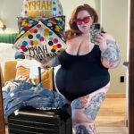 Tess Holliday Instagram - Still dreaming about my birthday, dancing to @aqua.dk alongside my wonderful friends, surrounded by bouquets from loved ones, slumber parties with my kiddos in a beautiful hotel, cherishing every passing moment with the awareness they are growing older. Amidst an abundance of so many breathtaking moments, my gratitude for life deepens. These experiences have been hard-earned, cultivating my capacity to love wholeheartedly and unconditionally. In this cherished space, self-awareness flourishes, and the unwavering recognition of my own inherent worthiness pervades. Sometimes I can’t believe my life turned out even better than my dreams, but then I’m afraid it is a dream & I’ll wake up from it!🥹 Fat & Queer community changed my life, & continually reminds me just how loved I am. Turning 38 is already such a beautiful gift. Special thanks to @heartweho @palisociety for giving me the perfect pink Barbie bash! & to my glam- y’all ate it UP as always!! @angelinapanelli @makeupartistmichael 😘 🩷💞 💞🩷💞🩷💞🩷💞 #cancerseason #cancerszn #julybaby #aqua #queerbbangel #comeonbarbieletsgoparty