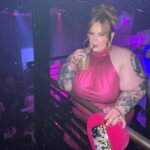 Tess Holliday Instagram - Still dreaming about my birthday, dancing to @aqua.dk alongside my wonderful friends, surrounded by bouquets from loved ones, slumber parties with my kiddos in a beautiful hotel, cherishing every passing moment with the awareness they are growing older. Amidst an abundance of so many breathtaking moments, my gratitude for life deepens. These experiences have been hard-earned, cultivating my capacity to love wholeheartedly and unconditionally. In this cherished space, self-awareness flourishes, and the unwavering recognition of my own inherent worthiness pervades. Sometimes I can’t believe my life turned out even better than my dreams, but then I’m afraid it is a dream & I’ll wake up from it!🥹 Fat & Queer community changed my life, & continually reminds me just how loved I am. Turning 38 is already such a beautiful gift. Special thanks to @heartweho @palisociety for giving me the perfect pink Barbie bash! & to my glam- y’all ate it UP as always!! @angelinapanelli @makeupartistmichael 😘 🩷💞 💞🩷💞🩷💞🩷💞 #cancerseason #cancerszn #julybaby #aqua #queerbbangel #comeonbarbieletsgoparty