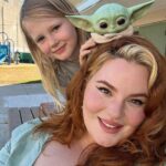 Tess Holliday Instagram - Y’all’s nephew chose to be a moon in his school play bc he knows the moon is my favorite!! 🥹 Also speaking of STARS please make sure to save this post so you don’t miss my new episode of @diverse.a.tea with the one, the only, @dexrated !! ⭐️✨🌝🌙❤️ #momlife #momsofinstagram