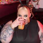 Tess Holliday Instagram - Totally Buggin!!!!!! Glam by the best don’t play!! @angelinapanelli @makeupartistmichael & dress is @fashionbrandcompany & earrings @doodad.and.fandango 🐜🕸️🐞🕸️🪳🕸️🦟🕸️🕷️ #happyhalloween #halloweencostume #plussizecostumes #buggingout #bugs #halloween2023