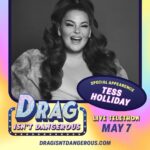 Tess Holliday Instagram - we are sick of this. It is not just about trans people. Or drag performers. It is a systematic subjugation of all LGBTQ people. The terrorism of religious fascism in America has to end. Please join us today for the @dragisntdangerous telethon to not only raise awareness, but raise money we can use to make a difference. Whether that be helping out of work drag performers in red states or political lobbying, we will put our collective pink dollars to work! #dragisntdangerous #dragisnotacrime #blacktranslivesmatter Los Angeles, California