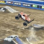 Tess Holliday Instagram - you can keep coachella, I’m a monster truck girl🤘🏻🛺🤣🛞 thank you as always to @thebillhorn & @marquecomm for making @monsterjam a tradition in our family & something we look forward to every year! I’m so glad my step mom got to experience it with us this time too & I want to publicly apologize bc she is still sad I didn’t introduce her to @sarahmgellar aka Daphne (Buffy to me🔪) 😩 hair @angelinapanelli duh tee @ebay vintage shorts @goodamerican purse @evilpork666 ❤️‍🩹 attitude baby jesus #monsterjam #monstertrucks #sofistadium #vintageclothing SoFi Stadium