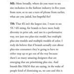 Tess Holliday Instagram - Over a year in the making and one of the most meaningful roles I’ve ever taken on!!! 😭 My heart is so full!!! Thank you to @voguemagazine for the exclusive and @marielle.elizabeth for the amazing piece! The team that I get to work with at @hm has made the amazing role I’ve stepped into even sweeter! @veganinfurs @ethantodd @js5n @dianawking @andrew.meissner Noah, Chloe, Megan, Donna, and my entire H&M family- the work you’ve put into this shows and I’m so honored to work alongside y’all! Thank you for genuinely caring about not only what I have to say, but for investing and prioritizing our plus size community. Today we created a runway for change for the rest of the fashion industry. Time to step up or move aside! Lastly thank you to my incredible team @intention.team @gabonsocial @maximilian_ulanoff and UTA- Liv & Erica especially for never thinking that my dreams are too ridiculous, and always believing in the work I’m doing. The best is yet to come! 💫 Gonna go cry happy tears now! 🥹😭💘 photos by @mitchlemos 🫶 makeup @rainbowchatman 🫶 hair @angelinapanelli 🫶