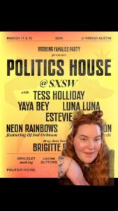 Tess Holliday Instagram - Texas, come hang with me and @workingfamilies on March 11 and 12 in Austin, TX for @sxsw 💕 There’s also a party with @neonrainbowstx 🌈 at the POLITICS HOUSE at @parishatx on MONDAY March 11th © Dance party by @boiorbison and the Gay Ole Opry more info in bio!! 🤠 It’s gonna be FUN! 🫶✨ #sxsw #austin #austintexas #austintx #queercommunity #queercountrymusic Austin, Texas