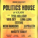 Tess Holliday Instagram - GIVEAWAY TIME!! Who wants to come hang with me in AUSTIN?! First 10 people to follow and DM ‘SXSW’ to @workingfamilies get VIP access to the Politics House on March 11 and 12 in Austin, TX and a Vote Woke necklace!✨🤠 There’s also a party with @neonrainbowstx 🌈 at the POLITICS HOUSE at @parishatx on MONDAY March 11th © Dance party by @boiorbison and the Gay Ole Opry more info in bio!! 🤠 Working Families Party is a progressive grassroots political party building a multiracial movement. Pro-Union, Pro-Immigration, Pro-Worker’s Rights & I’m honored to be teaming up with them! See y’all there! #sxsw #atxDrag #community #queercommunity #austin #austintexas