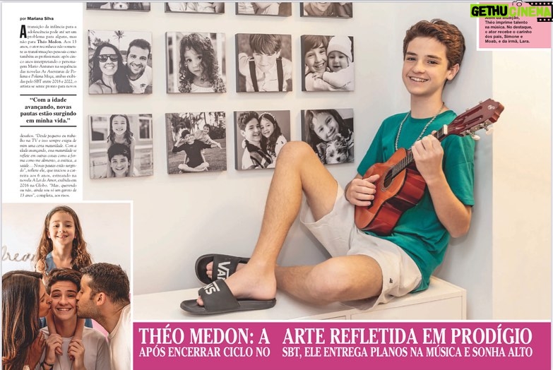 Théo Medon Instagram - Minha primeira matéria em revista impressa tá linda! ♥️ vou fingir costume não, então compra @carasbrasil dessa semana e me diz o que achou! Meu mto obrigado @silvamariaana @gyalvez @rvnassessoria @familiamedon #theomedon #gratidão