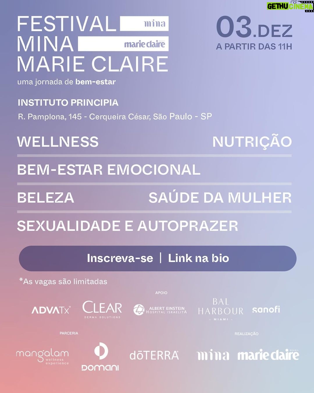Thaila Ayala Instagram - Marie Claire e a plataforma Mina se unem para realizar um evento imperdível, reunindo conteúdos, workshops e vivências incríveis ligados ao que há de mais contemporâneo no mundo do bem-estar. A atriz, modelo e podcaster #ThailaAyala é mais uma presença confirmada para a conversa: Nasceu uma mãe, e agora? Garanta a sua inscrição no link da bio e nos stories. Elas se encerram nesta sexta-feira (1), às 18h. As vagas são limitadas. Dia 3 de dezembro, a partir das 11h Instituto Principia R. Pamplona, 145 - Cerqueira César, São Paulo #FestivalMinaMarieClaire