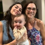 Thaila Ayala Instagram - Finalmente esse encontro TÃO esperado de Tete com Vovó Nice, e não tinha como ser mais especial comemorar seu dia grudadinha em você! Te amo! Obrigada por tudo!