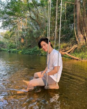 Thanat Lowkhunsombat Instagram - ท่ามกลางธรรมชาติ 🌿🐟🦆